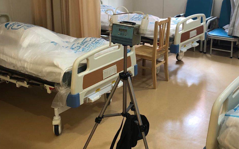 養(yǎng)老院空氣檢測現(xiàn)場